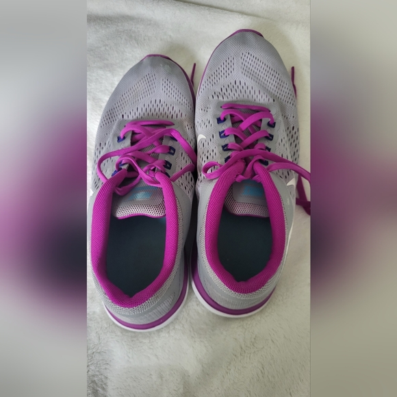 Nike Womens Flex 2016 RN Running Shoes Gray 830751-004 Low Top Mesh Lace Up Sz 9 - Picture 8 of 9